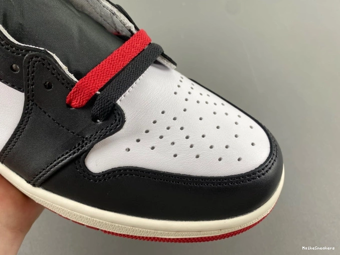 MaikeSneakers High Jordan Black 1 Toe Air Reimagined OG DZ5485-106 0708